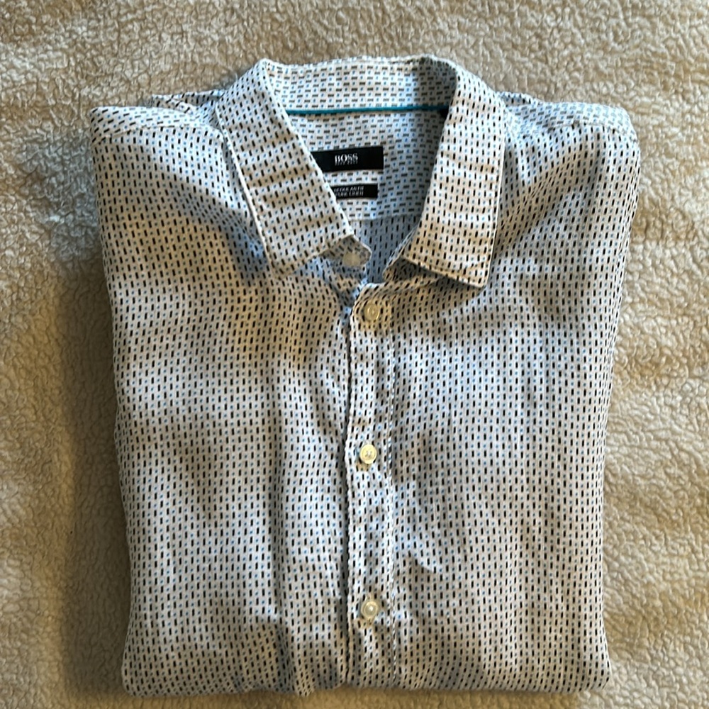 Hugo Boss linen shirt.